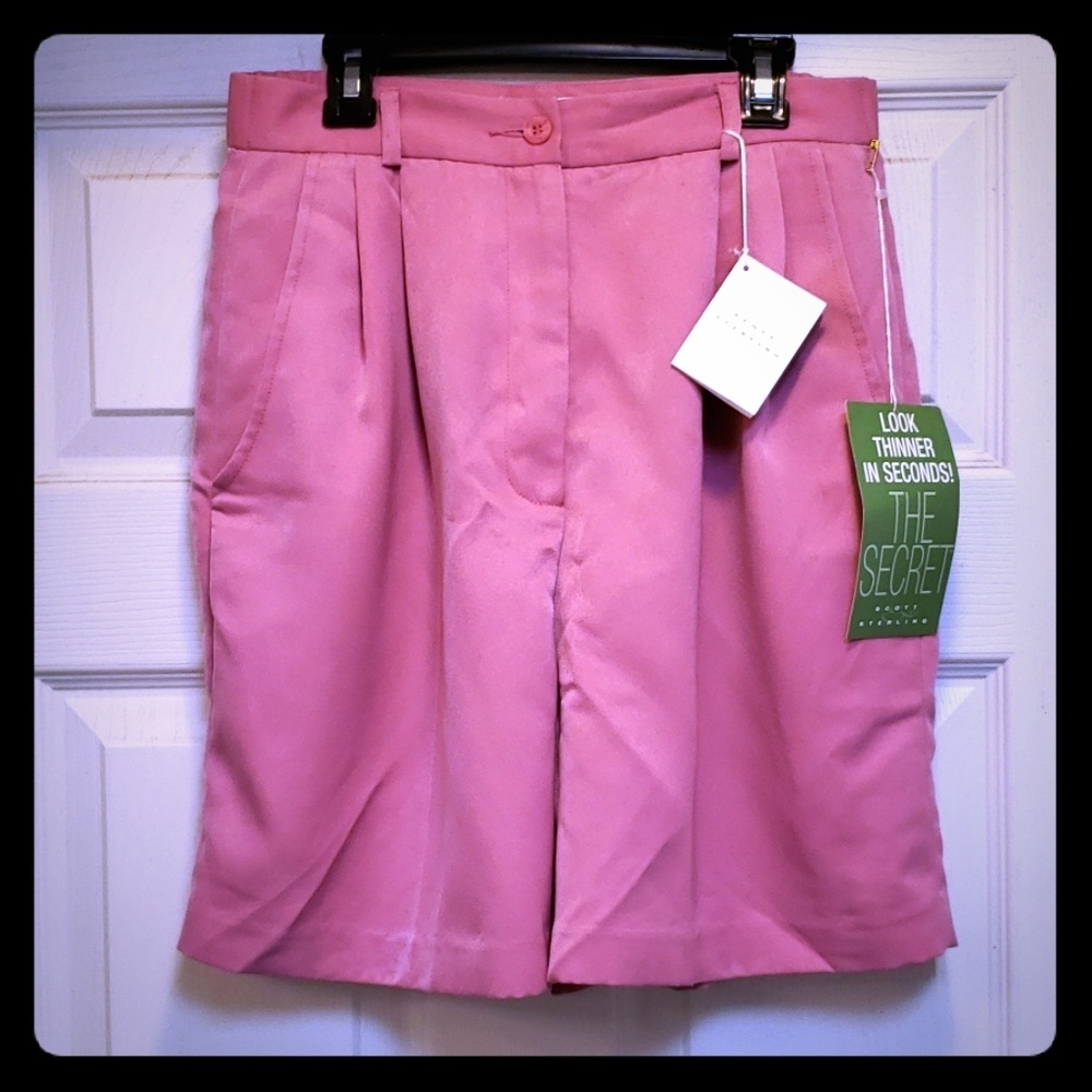 Pink Bermuda shorts